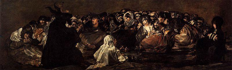 Francisco de Goya Witches Sabbath Sweden oil painting art